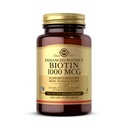 Solgar Biotin 1000 mcg - 100 κάψουλες λαχανικών - Υποστηρίζει υγιές δέρμα, νύχια & μαλλιά - μη-GMO, Vegan, χωρίς γλουτένη, χωρίς γαλακτοκομικά, Kosher - 100 εξυπηρετούν