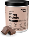 Τέλεια Keto Pure Whey Protein Powder Isolate Delicious 100% Grass Fed Meal Replacement Shake No Artificials, Gluten Free, Soy Free, Non-GMO (Chocolate)