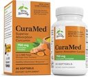Terry Doğal CuraMed 750 mg - Beyin ve Kalp Sağlığı Desteği için Antioksit Supplement - Yüksek Lisanslı Curcumin Kompleksi - Kidney, Liver & Immune Health Support - 30 Softgels