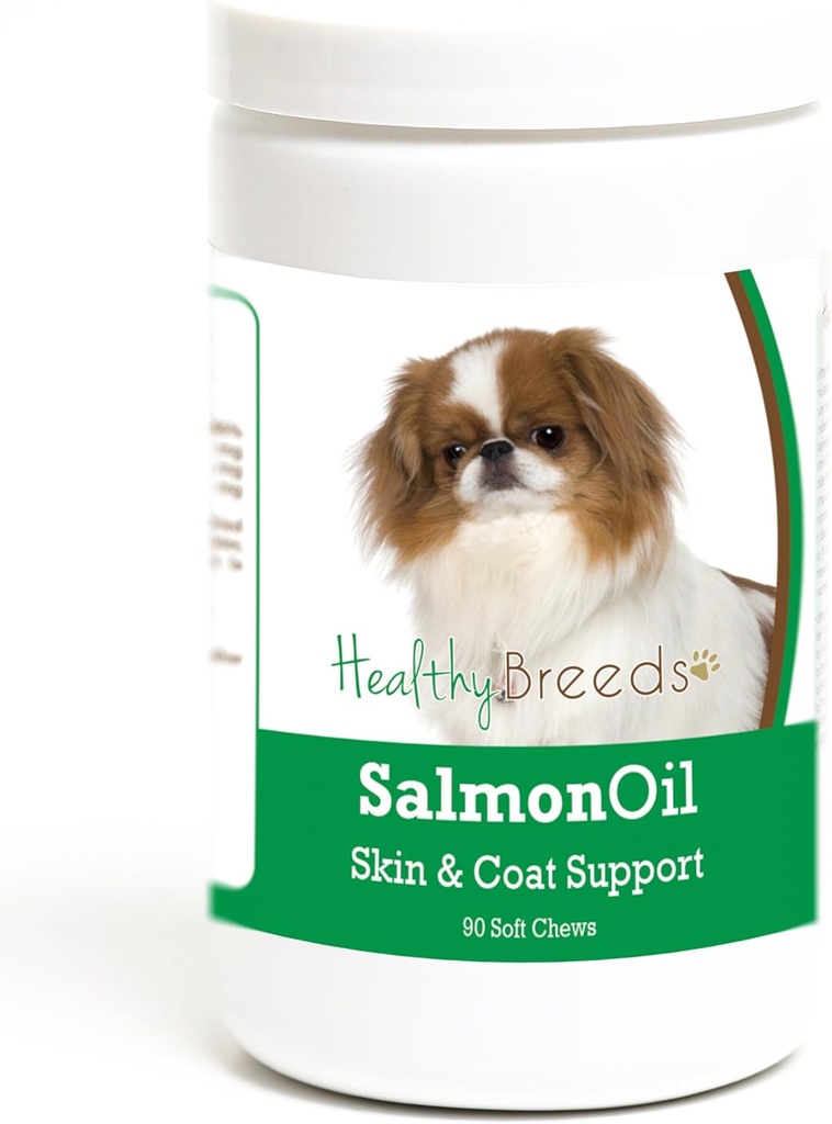 Sağlıklı Breeds Japon Chin Salmon Oil Yumuşak Chews 90 Count