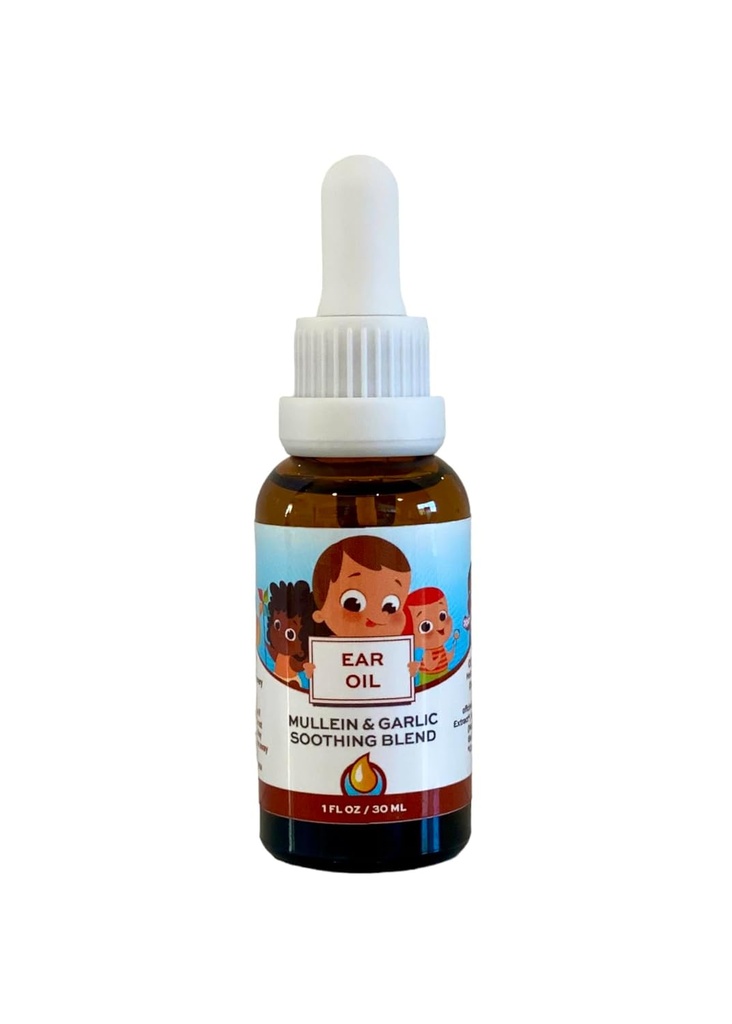 Punkin Butt Baby Ear Oil | Organik,, Mullein, Calendula Ear Drops Bebek Için Güvenli (1 oz)
