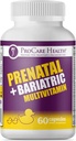 ProCare Health Prenatal Bariatric Multivitamin with Iron (60 Easy to Swallow Capsules) – Kadınlar için Bariatrik Vitaminler Gaztrik Bypass & Gas Koltric (1 Ay Supply)