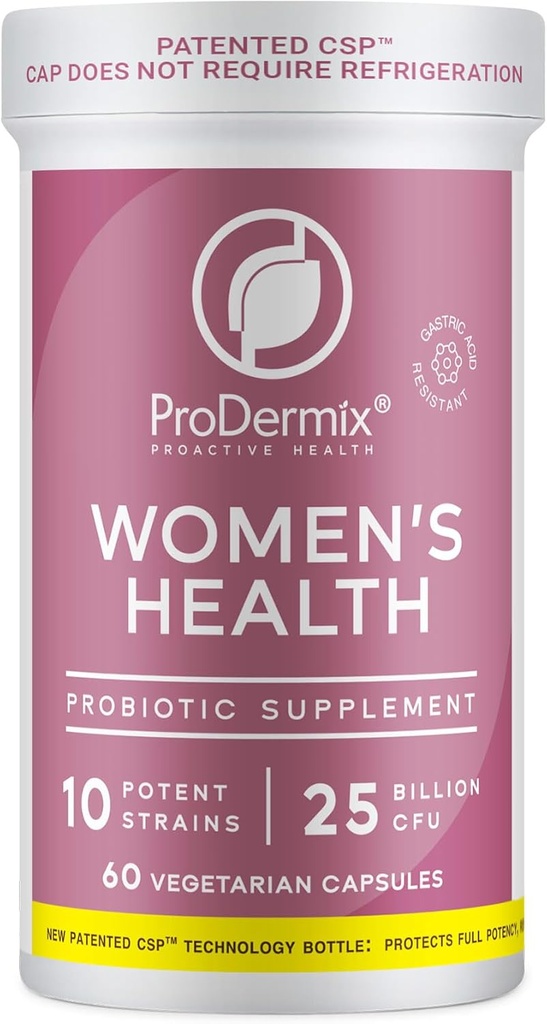 Probiotics for Women, Vaginal Probiotic, Promotes PH Balance, UT Health, 25 Billion CFU, Once Daily Womens Supplement, Kosher, (60 Capsules)