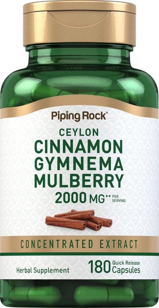 Piping Rock Ceylon Cinnamon Gymnema Mulberry Complex 