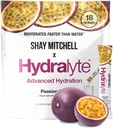 Hydralyte Shay Mitchell Electrolyte Powder Packets, χαμηλής ζάχαρης ταχεία ενυδάτωση, ενυδατική σκόνη για τη θερμότητα, τα ταξίδια, την άσκηση και Bachelorette Parties (Passion Fruit)