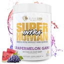 ALPHA LION Superhuman Intra Workout Toz for Men & Women, Reese Acids Drink, Muscle Recovery Supplement, BCAA Toz, Elektrolytes & Hydration Mix (42 Hizmetler, Watermelon Grape Candy Flavor)
