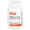 Rugby Nephro-Vite Vitamin B ve C Komplek Tabletleri - Diyet Supplement - 100 Count (1 Pack)
