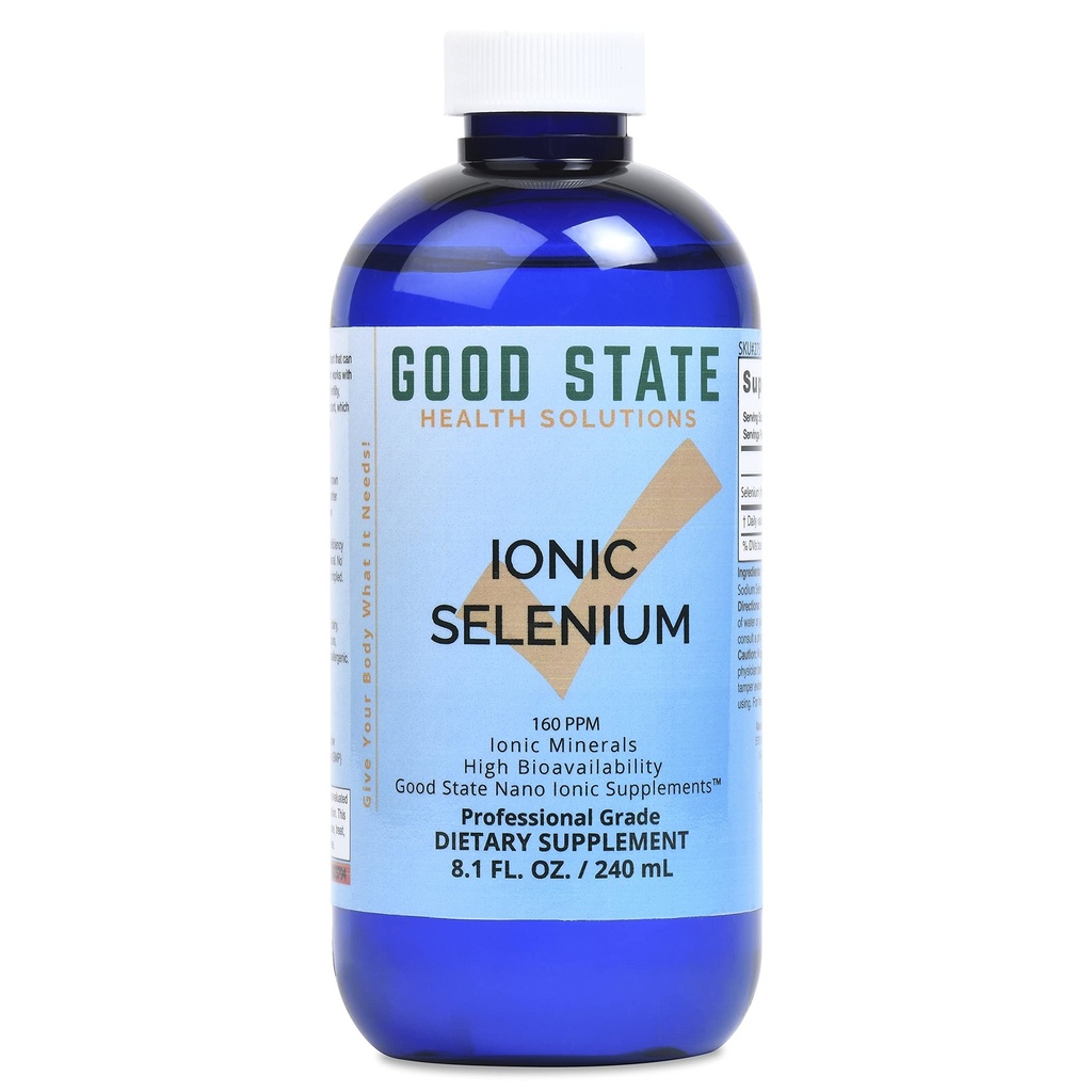 İyi Devlet | Sıvı Ionic Selenium | Superior Hücreler Aborpsiyon | Boosts Immune System | Verme Down ve Toxic Metals | 96 Servisler | 8 fl ozzz