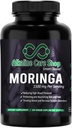 Bazil Bakım | Moringa Premium Ekstraksiyon 1500 mg | Vitamin C | Yüksek Aborpsiyon,% 100 Doğal, Tüm Gıda, Non-GMO Supplement | Yüksek Kan Baskısını Yeniden Üretmek, Skin Health & Energy (120 Veggie Capsules)