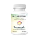 Dr Clark Store Turmeric Curcumin 500 mg - 100 Capsules, Immune Support, Natural Herbal Supplement, Non-GMO, Vegan, Antioksi Boost