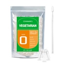 wananfu Size 0 Empty Capsules Vegetarian (100 Count) Bundle with Micro Lab Spoon, Clear Fillable Veggie Pill Capsules Size 0 for Making Your Own Supplements
