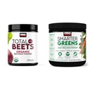 Force Factor Total Beets Organic Beetroot Toz Superfood Günlük Beslenme, USDA Organik & Smarter Greens Daily Wellness Toz Enerjiyi Desteklemek, Immunity & Digestion