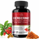 Berberine Supplement 19,060 mg,Berberine with Ceylon Cinnamon,Bitter Melon,Milk Thistle,Berberinel HC (120 Capsules)