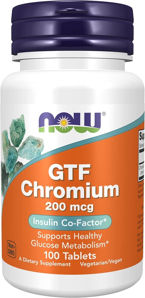 GTF Kromium 200mcg 100 Tablet (Pack of 2)