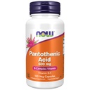 Şimdi Gıdalar Tamamlıyor, Pantothenic Acid (Vitamin B-5) 500 mg, B-Complex Vitamin, 100 Capsules