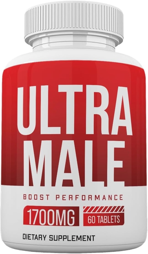 Ultra Male Pills, Power Ultra Male Supplement Advanced Formula, 60 Count