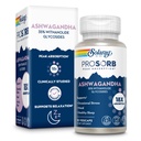 SOLARAY Ashwagandha Capsules 18X Ab component - Ashwagandha Root and Leaf Extract 240 mg - Occasional Stress Relief and Mood Support Supplement - Vegan, 60-Day Garanti - 30 Hizmet, 30 VegCaps