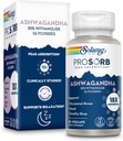 SOLARAY Ashwagandha Capsules 18X Ab component - Ashwagandha Root and Leaf Extract 240 mg - Occasional Stress Relief and Mood Support Supplement - Vegan, 60-Day Garanti - 30 Hizmet, 30 VegCaps