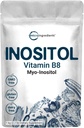 Mikro Malzemeler Myo-Inositol Toz, 2.2lb (1666 Hizmet) | Inositol Supplement for Women | Supports Hormonal Balance & Ovarian Health | Non-GMO, Vegan, Filler-Free