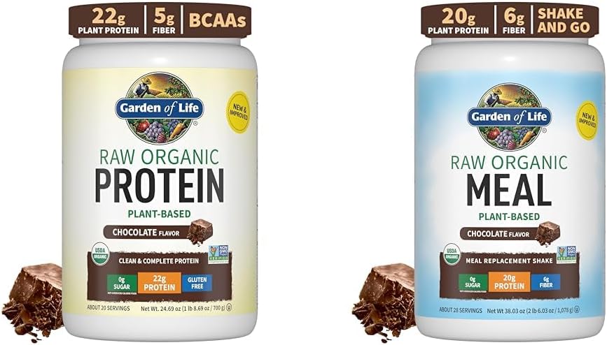 Life Organic Vegan Chocolate Protein Toz Raw Organic Meal Yenileme Shakes - Chocolate Plantive Vegan Toz