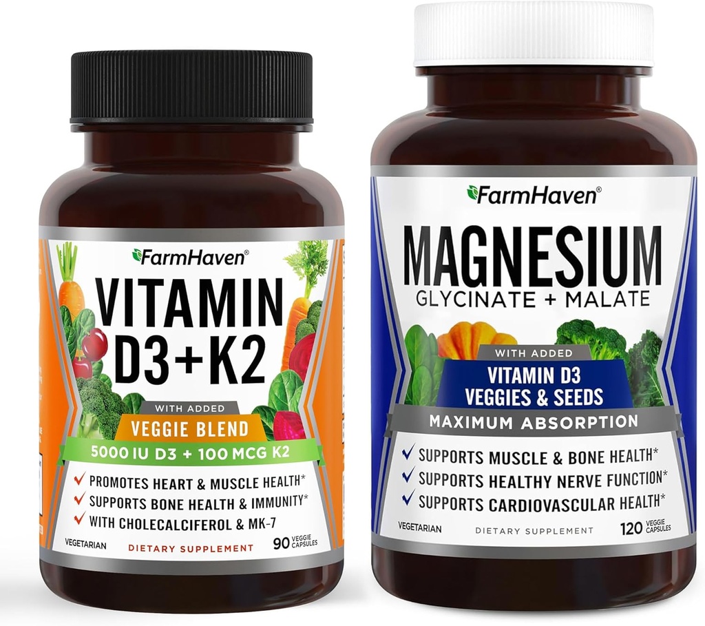 Farm, Magnezyum Glycinate ve Vitamin D3 K2
