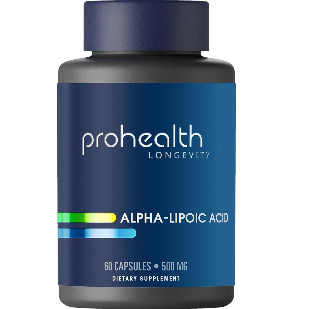 ProHealth Alpha Lipoic Acid High Potency 1000mg Προάγει το μεταβολισμό, νεότερη εμφάνιση δέρματος, και κυτταρική ενέργεια. Προστατεύει την καρδιά, τον εγκέφαλο και την υγεία του ήπατος. 30 Υπηρεσίες.