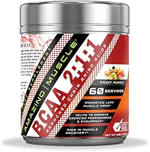 Amazing Muscle BCAA 2:1 1. Bölümlü Zincirleri Tamamladı | 6000 Mg Odada | Banyo Flavor | 60 Hizmet