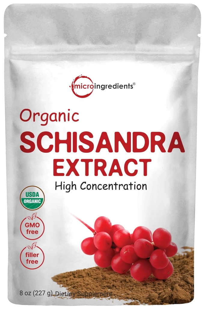 Organik Schisandra Ekstra Toz, 8 Ounce, Geleneksel Adaptogen ve Filler Ücretsiz, Pure Schisandra Supplement, Destekler Liver Detox ve Bilişsel Sağlık, Hayır GMOs