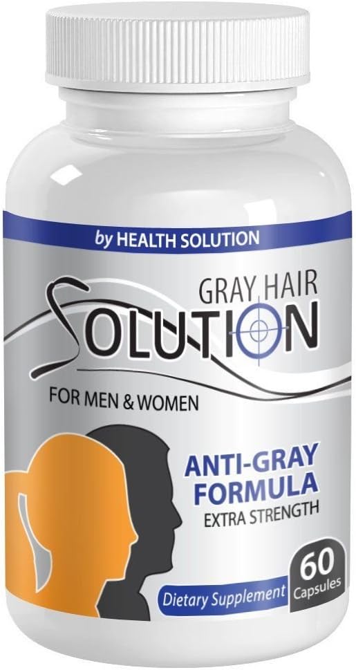 b6 Vitamin - Erkekler ve Kadınlar için Gray Saç çözümü - Anti Gray Saç Formula - Anti Gray Saç Supplement - kediselase Supplement Grey Saç - Gray Saç Supplement - Attail herb - 1 Şişe 60 Caps