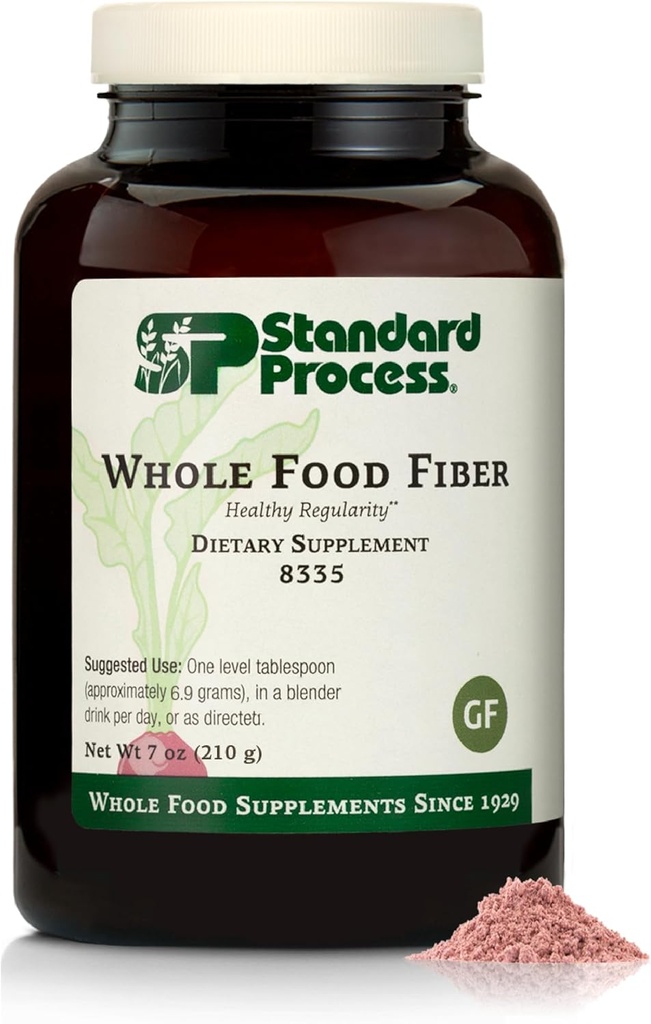 Standart Süreç - Tüm Gıda Fiber - Digestive Health & Gut Desteği için Günlük Fiber Supplement - Yüksek Fiber Toz - Non-Dairy, Non-Soy & Gluten-Free - 7 oz (210 g)