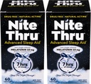 Advanced Sleep Aid Melatonin Dietary Supplement, Κάψουλες 10mg, 60 Count (Pack of 2)