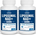 Liposomal NAD+ 500 mg + Trans-Resveratrol 300 mg,Superior Abors, True NAD Supplement NMN,Nicotinamid Riboside for Cellular Energy Metabolism & DNA Tamir,Sağlıklı Aging,120 Softgels