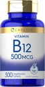 Carlyle Vitamin B-12 50006 | 300 Tablet | Vejetaryen, Non-GMO, Gluten Free Supplement Supplement
