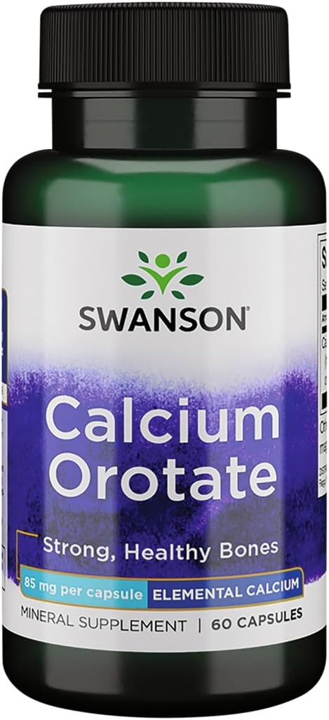 Swanson Food Orotate 85 Milligram 60 Capsules