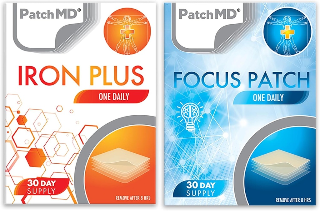 Iron Plus & Focus Topical Patch Sche - 30 Days Supply