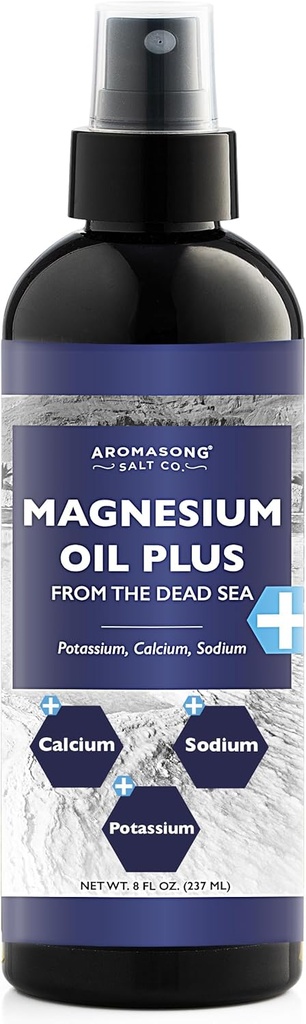 Aromasong Ekstra Güçlü Ultra-Pure Spray (23mg Magnezyum her bir aynada) 8 Oz, Soothing Headaches ve Leg Discomfort