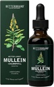 Lung Detox için Betterbrand Mullein Drops - Mullein Leaf Tincture with Chlorophyll - Helps Support Respiratory Health, Alkol Özgür, 1 Ay Supply - 60 ml