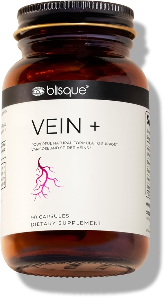 Blisque - Φυσικό πόδι Vein συμπλήρωμα υποστήριξης για την κιρσούς και αράχνες Veins 