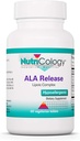 Nutricology ALA Release - Συγκρότημα Α-Λιπικού Οξέως, R- Alpha-Lipoic, Βιοτίνη, Ασβέστιο, Συμπλήρωμα Διατροφής, Διατροφικά Δισκία - 60 Count