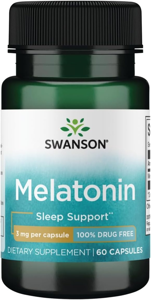 Swanson Melatonin 3 mg - 60 kapsül
