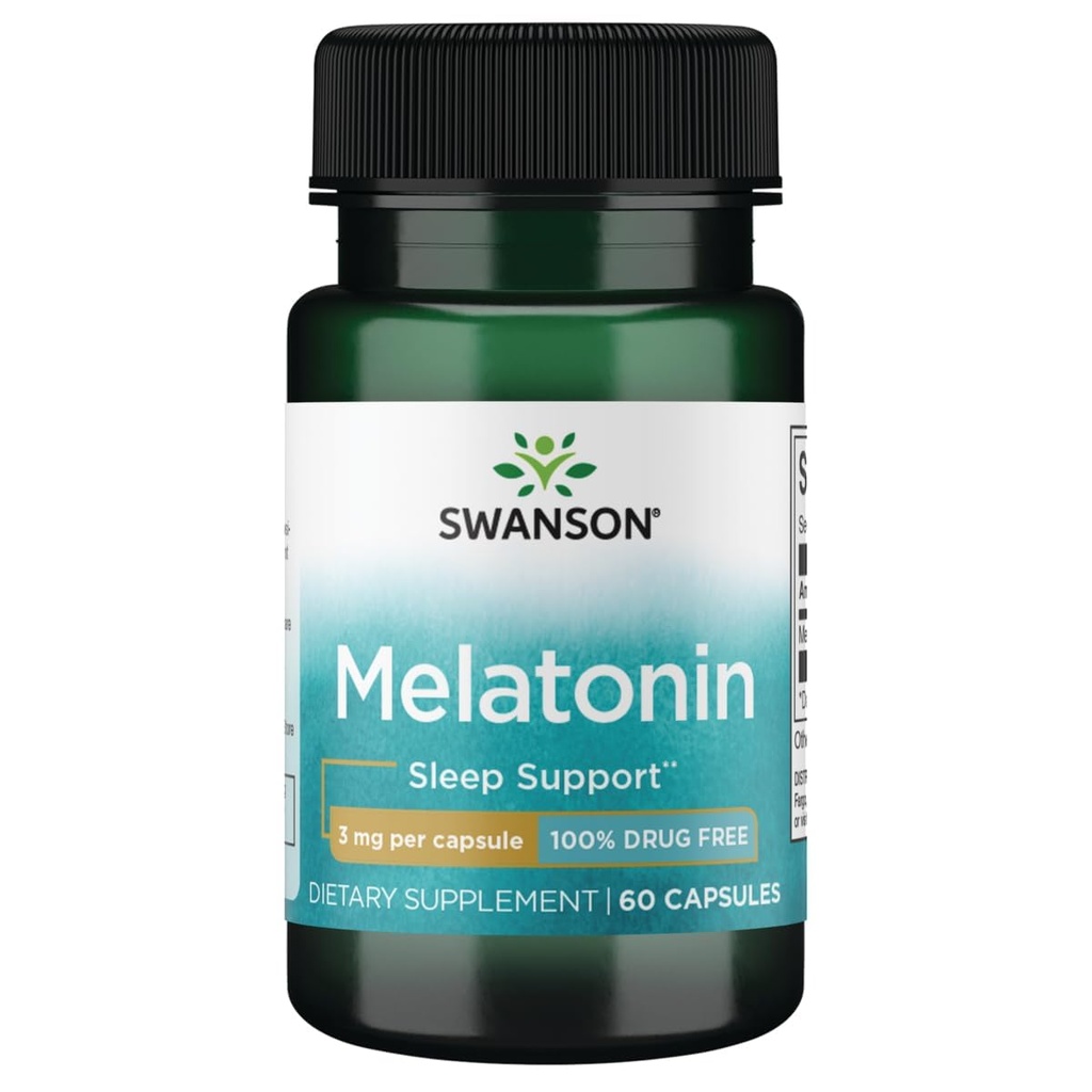 Swanson Melatonin 3 mg - 60 kapsül