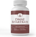 Pure Original Materialss DMAE Bitartrate, (100 Capsules) Her zaman Pure, Nomixs Or Fillers, Lab TY