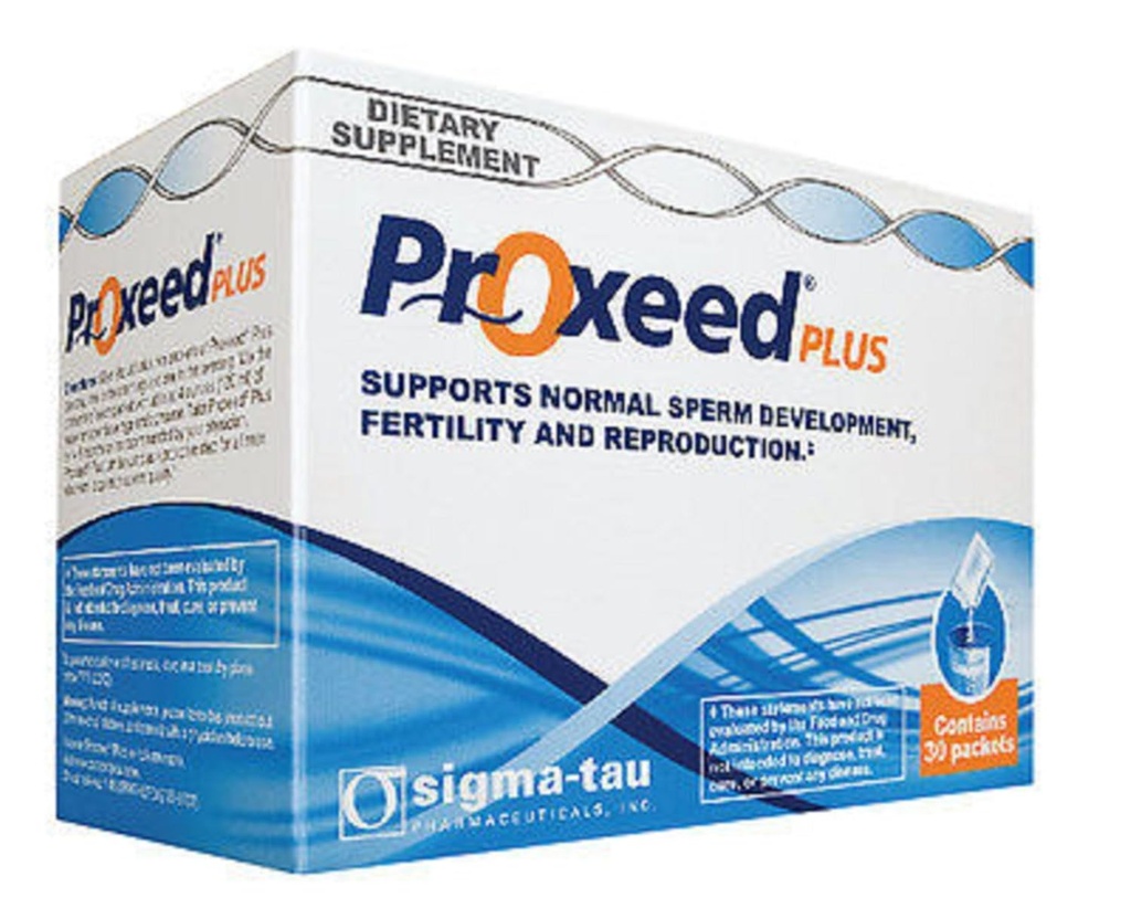 2 ProXeed Plus Kutuları - Bir Erkek Diyeti Ferttitude Supplement (30 paket her biri)