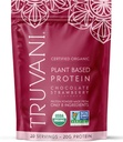 Truvani Vegan Pea Protein Powder | Chocolate Strawberry | 20g Organic Plant Based Protein | 20 Servings | Keto | Gluten & Dairy Free | Low Carb | No Added Sugar