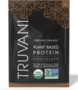 Truvani Vegan Pea Protein Toz | Çikolata | 20g Organik Bitki Tabanlı Protein | 1 Hizmet | Keto | Gluten & Dairy Free | Low Carb | No Ek Olmayan Şeker