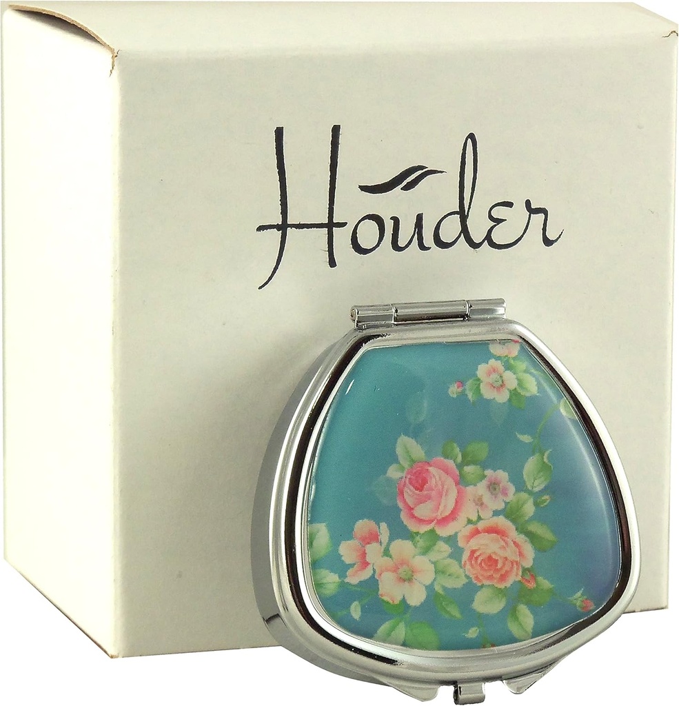Pill Box Designer by Houder - Διακοσμητική θήκη χαπιών με κουτί δώρων - Carry Your Meds in Style (Roses)