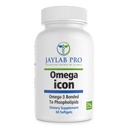 Omega Icon Antarktika Superba Krill Oil Supplement- Phospholipid Bound Omega-3 Supplements, Astaxanthin, Supports Heart Health, 1000 mg-%