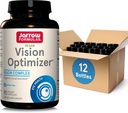 Jarrow Formulas Vision Optimizer Veggie Caps-90 Count - Eye Supplement-Dietary Supplement-With Grape Seed Extract,Lutein & Zeaxanthin,Quercetin & More-Non-GMO-Gluten Free, 12
