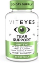 Viteyes Δάκρυο υποστήριξη μάτι καταπραϋντικό μείγμα, περιστασιακή ξηροφθαλμία συμπλήρωμα, Δεν σταγόνες ματιών, ανακούφιση ερυθρότητα, βιταμίνη ματιών, Αλλεργία υποστήριξη για την φαγούρα μάτια, Ωμέγα-3 ιχθυέλαιο, 30 Softgels
