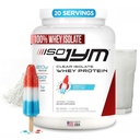 JYM Supplement Science Iso JYM Bombsicle, 90 θερμίδες, 100% Whey Protein Isolate, Zero Fat, Zero Sugars, Mixes Clear, για γυναίκες & άνδρες, 20 υπηρεσίες